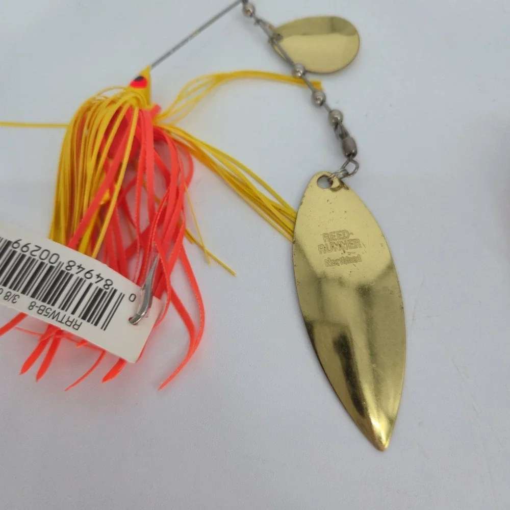 Northland Reed Runner Spinnerbait Lot Bass Pike Musky Lures 5pc Appear New W Tag